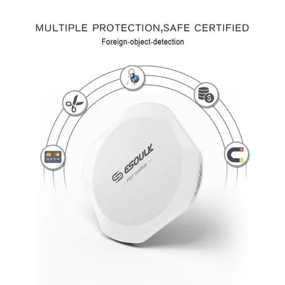 Esoulk QI Certified 10W Wireless Charging Fast Charger Pad
