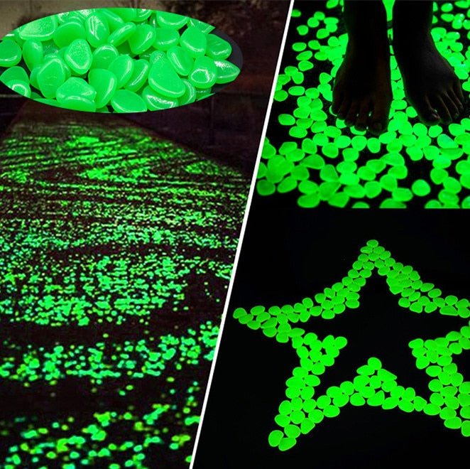 Glow in the Dark Garden Pebbles - AZ Depot Express