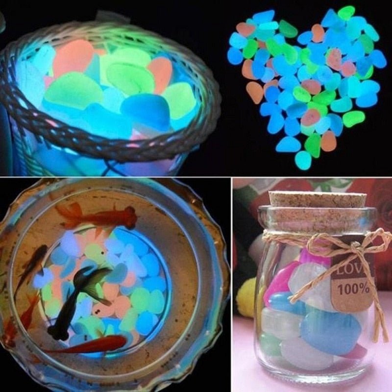 Glow in the Dark Garden Pebbles - AZ Depot Express