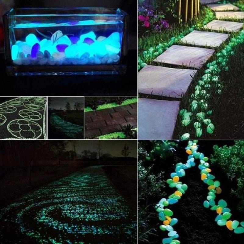 Glow in the Dark Garden Pebbles - AZ Depot Express