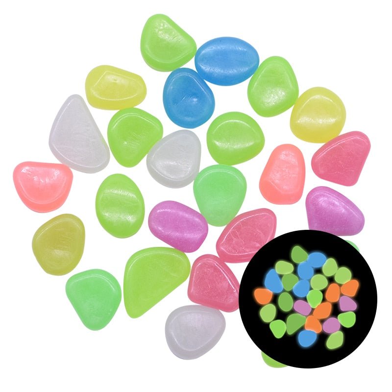 Glow in the Dark Garden Pebbles - AZ Depot Express