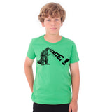 Godzilla science kids shirt with eco-friendly print on soft American Apparel fabric