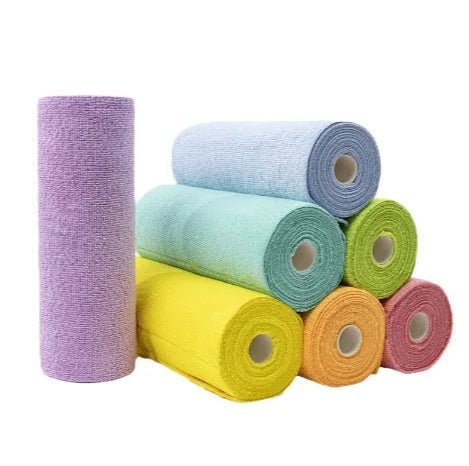 Hand - Tear Microfiber Towel Roll - AZ Depot Express