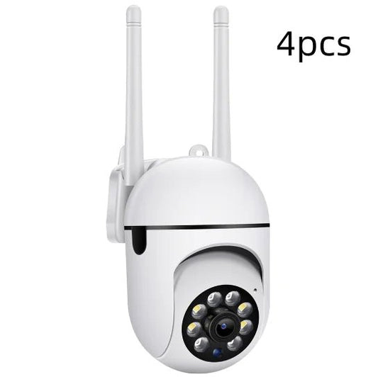 HD Bulb Security Camera - Indoor/Outdoor Night Vision Wall - Mounted Surveillance - AZ Depot Express