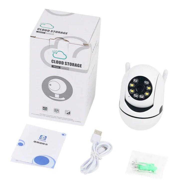 HD Bulb Security Camera - Indoor/Outdoor Night Vision Wall - Mounted Surveillance - AZ Depot Express