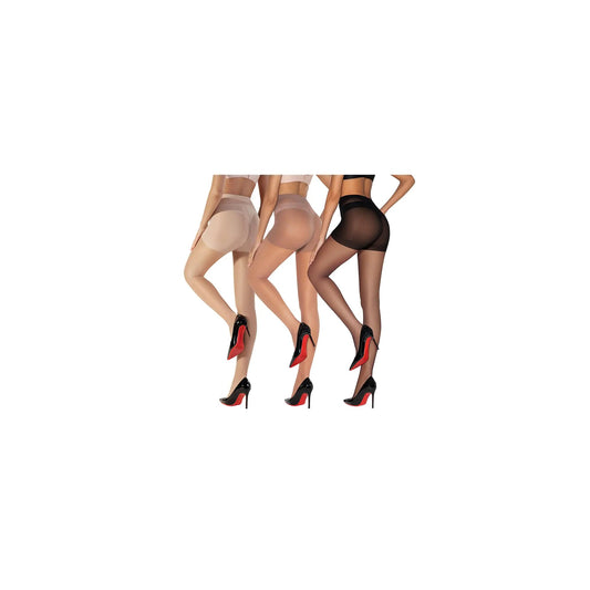 Honeysea Black Tights for Women - Nude Tights Sheer Tights Pantyhose for Women Stockings for Women Nylons for Women Control Top Pantyhose 20D Nude Pantyhose Sheer Black Tights for Women Under Dress - AZ Depot Express