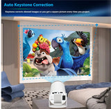 HY300 Pro Projector Home Theater Entertainment Portable Small Projector - AZ Depot Express