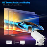 HY300 Pro Projector Home Theater Entertainment Portable Small Projector - AZ Depot Express