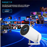 HY300 Pro Projector Home Theater Entertainment Portable Small Projector - AZ Depot Express