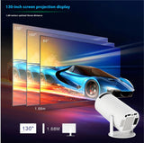 HY300 Pro Projector Home Theater Entertainment Portable Small Projector - AZ Depot Express