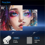 HY300 Pro Projector Home Theater Entertainment Portable Small Projector - AZ Depot Express
