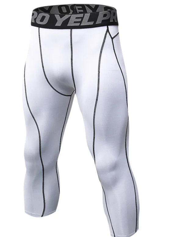 Men's PRO Cropped Fitness Running Training Pants