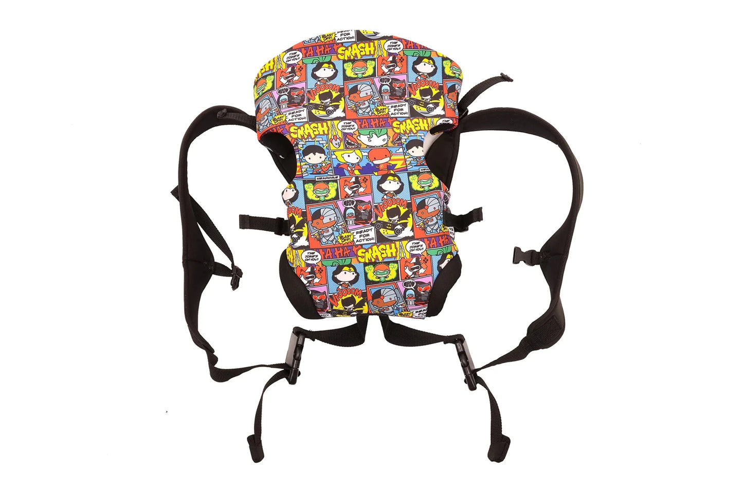 KidsEmbrace Justice League Baby Carrier DC Comics Chibi Elite Carrier Black - AZ Depot Express