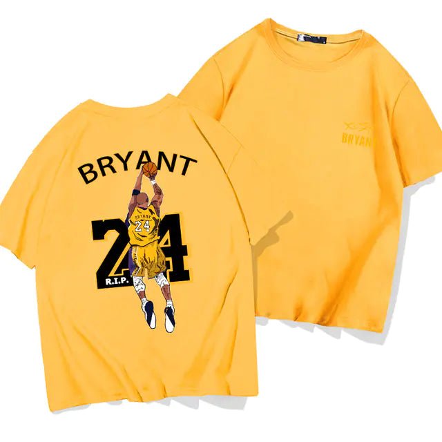 Kobe Bryant 24 Commemorative Cotton T-Shirt (Summer) - AZ Depot Express