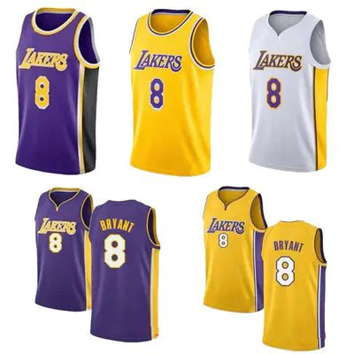 Lakers Kobe Bryant Jersey, Basketball Uniform 8 & 24 - AZ Depot Express