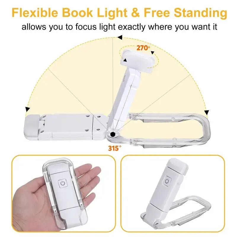 LED USB Rechargeable Book Light Reading Light Eye Protection - AZ Depot Express