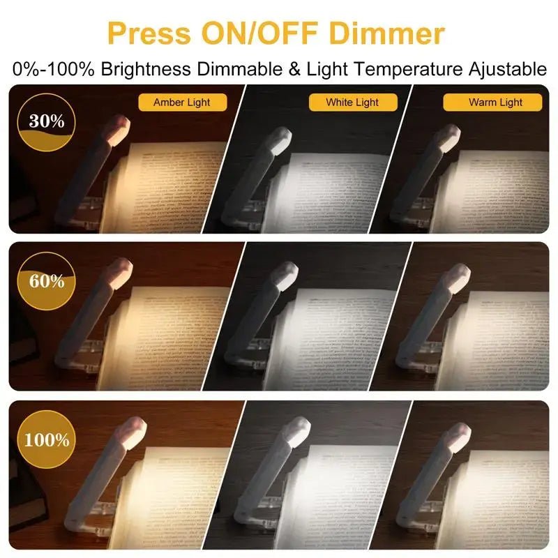 LED USB Rechargeable Book Light Reading Light Eye Protection - AZ Depot Express