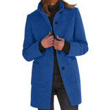 long black coat women womens black coat black coat women dressy long black coat overcoat for women long jackets for women women jacket winter women jacket women coats - AZ Depot Express