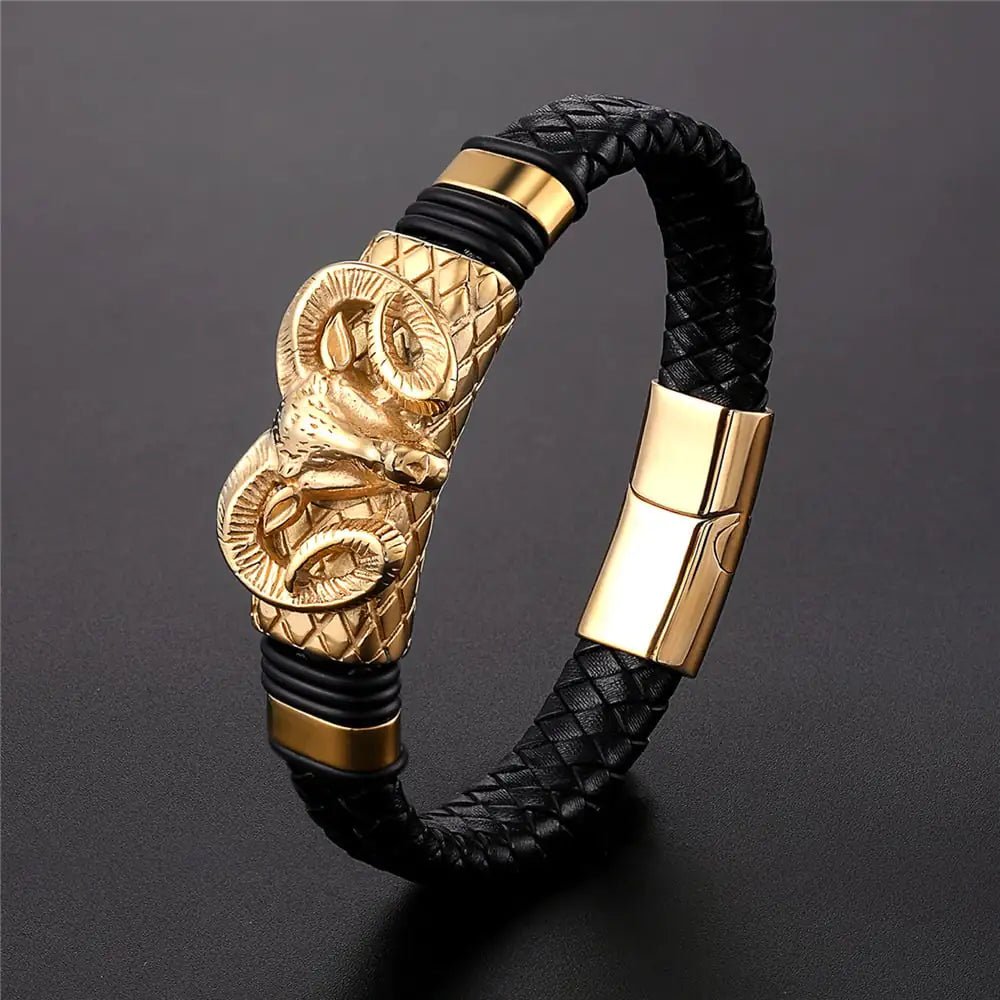 Men's Constellation Stainless Steel Braided Bracelet - AZ Depot Express