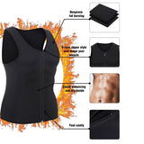 Men's Neoprene Waist Trainer Vest for Weight Loss - AZ Depot Express