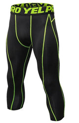 Men's PRO Cropped Fitness Running Training Pants - AZ Depot Express