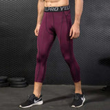 Men's PRO Cropped Fitness Running Training Pants - AZ Depot Express