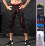 Men's PRO Cropped Fitness Running Training Pants - AZ Depot Express