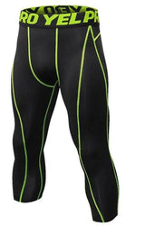 Men's PRO Cropped Fitness Running Training Pants - AZ Depot Express
