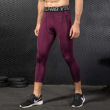 Men's PRO Cropped Fitness Running Training Pants - AZ Depot Express