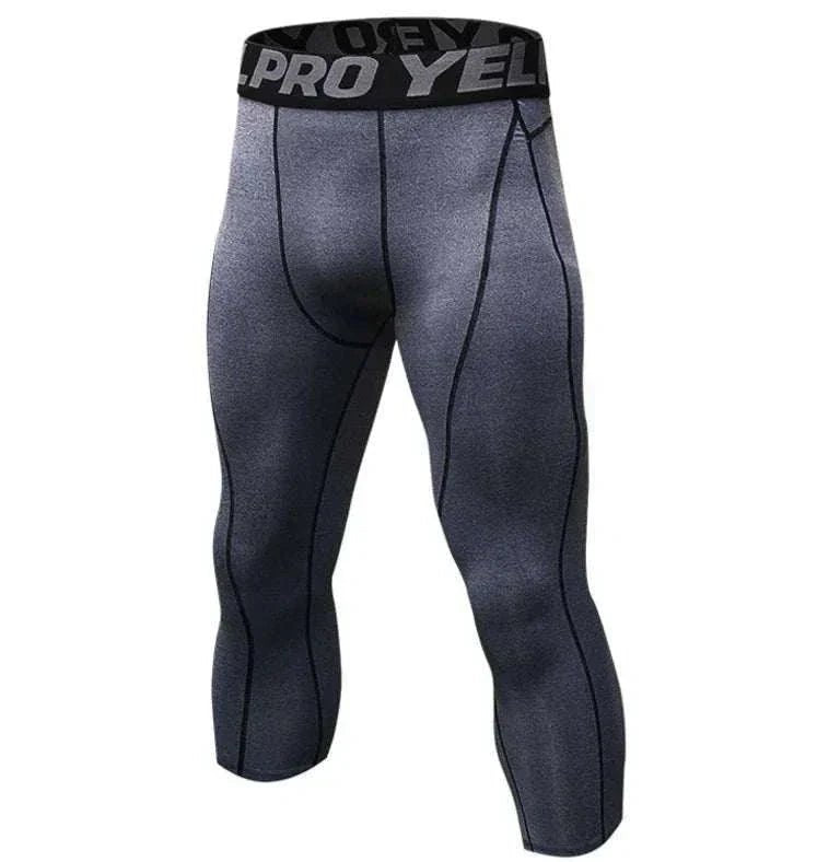 Men's PRO Cropped Fitness Running Training Pants - AZ Depot Express