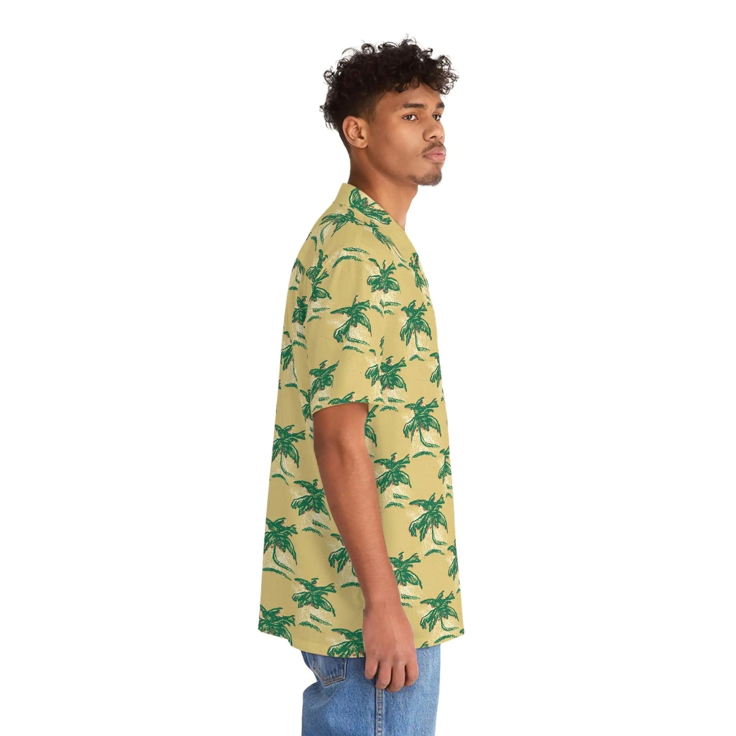 Men's Tropical Palm Mirage Hawaiian Shirt - AZ Depot Express