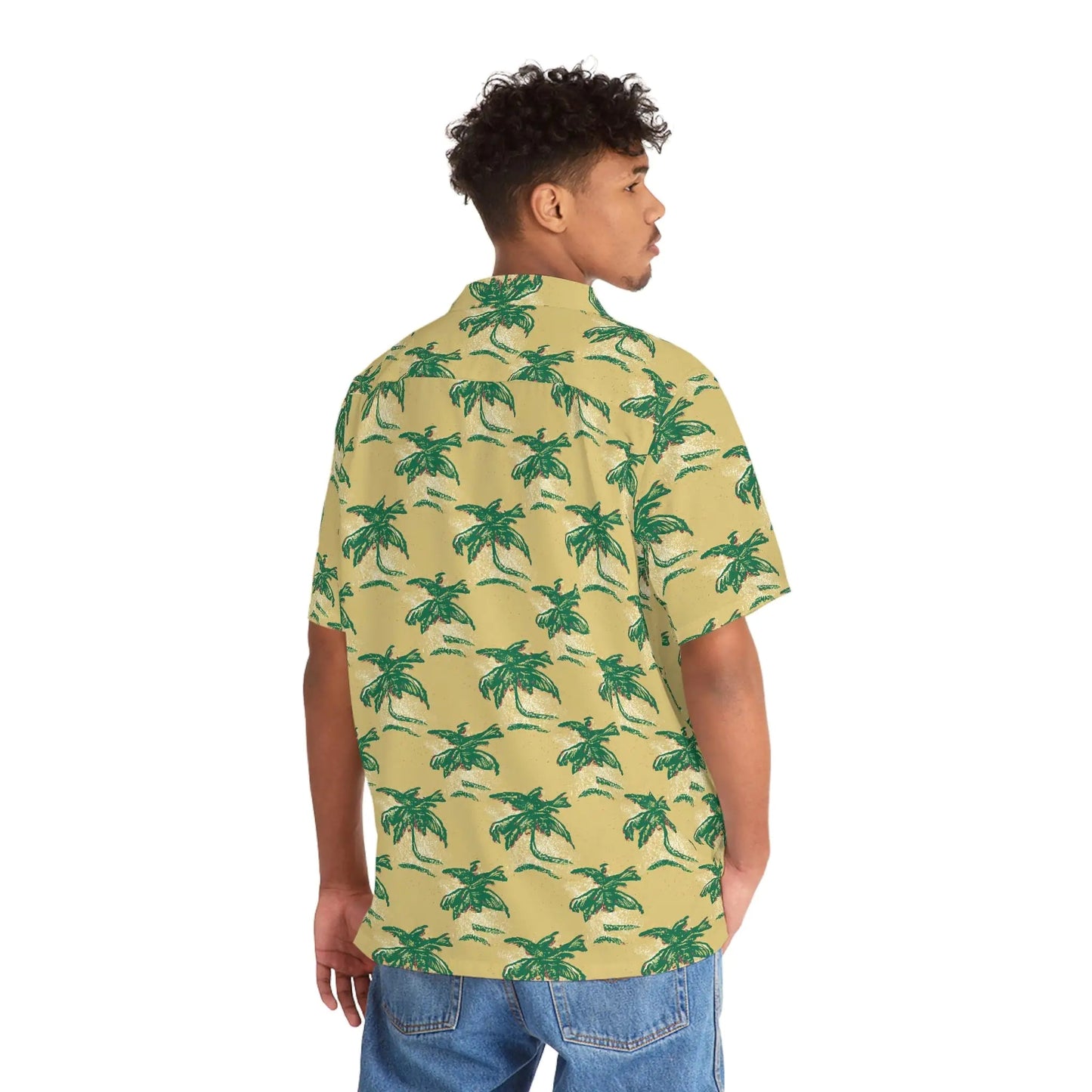 Men's Tropical Palm Mirage Hawaiian Shirt - AZ Depot Express