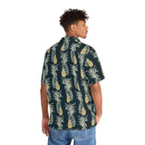Men's Vintage Pineapple Hawaiian Shirt - AZ Depot Express