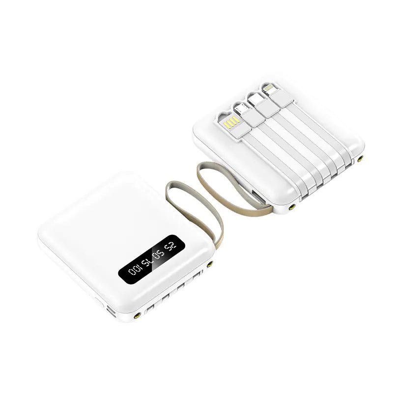 Mini Portable Power Bank 20000mAh with Cable - AZ Depot Express