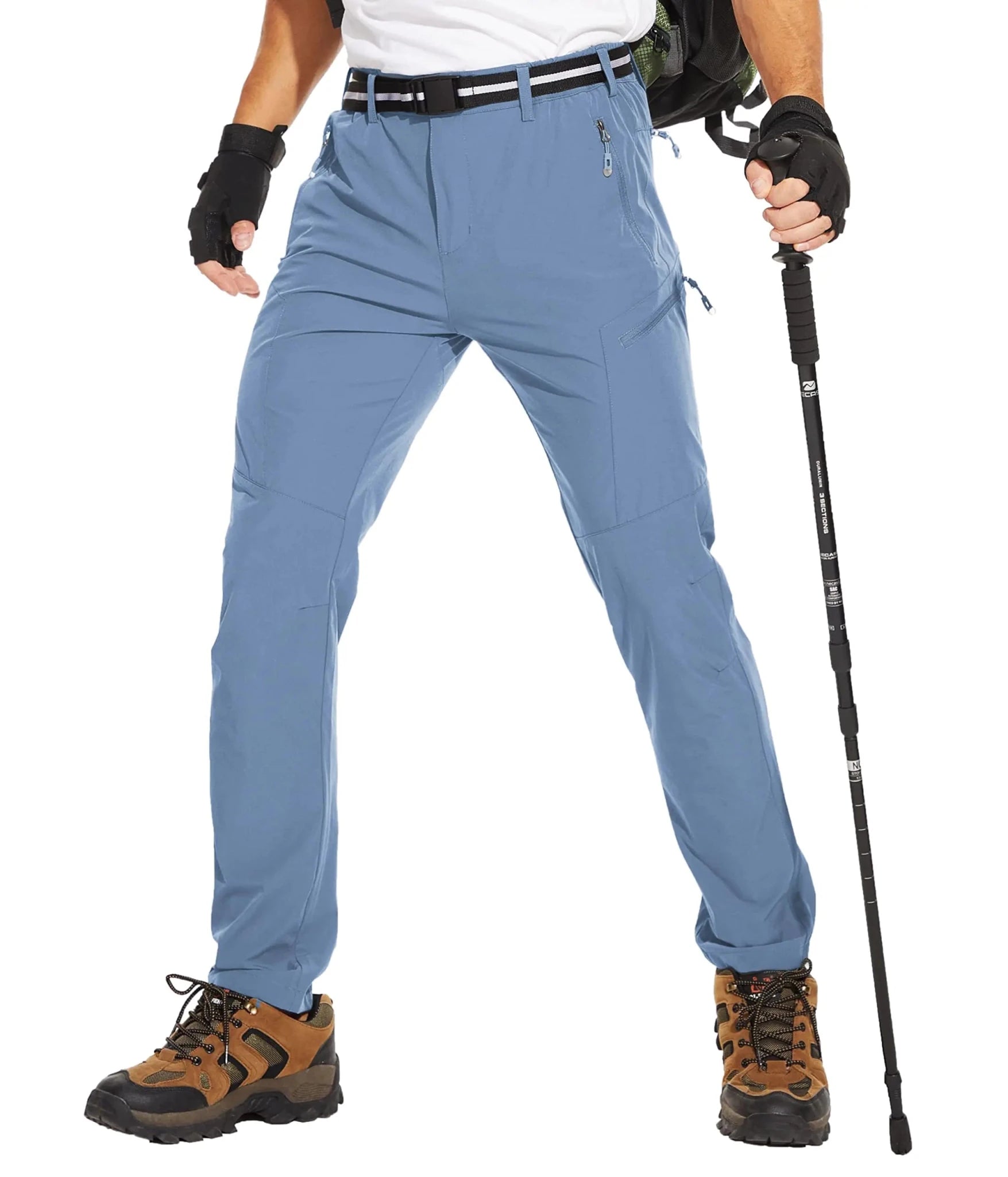 NATUVENIX Hiking Pants Men Lightweight Mens Travel Pants Stretchy Work Pants for Men Quick Dry Fishing Pants for Men Outdoor - AZ Depot Express