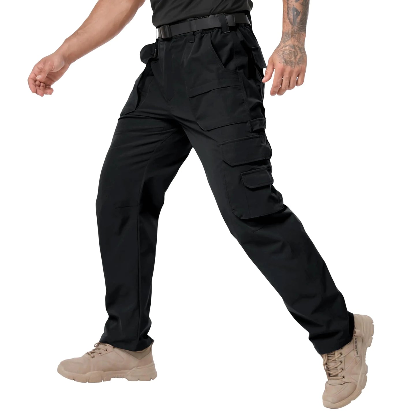 NATUVENIX Tactical Pants for Men Stretch Ripstop Work Pants for Men Lightweight Hiking Cargo Pants Men Water Resistant Military - AZ Depot Express
