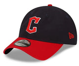 New Era MLB Core Classic 9TWENTY 2 - Tone Adjustable Hat Cap One Size Fits All (as1 Alpha one_Size Cleveland Guardians) - AZ Depot Express