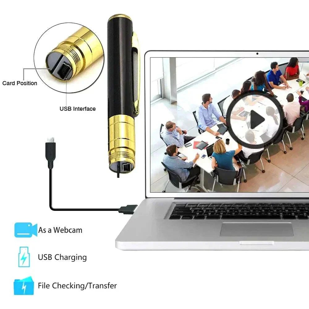 Pen Camera Cam Mini Hidden Pocket Audio Video Recorder DVR Security 1080P HD USA - AZ Depot Express