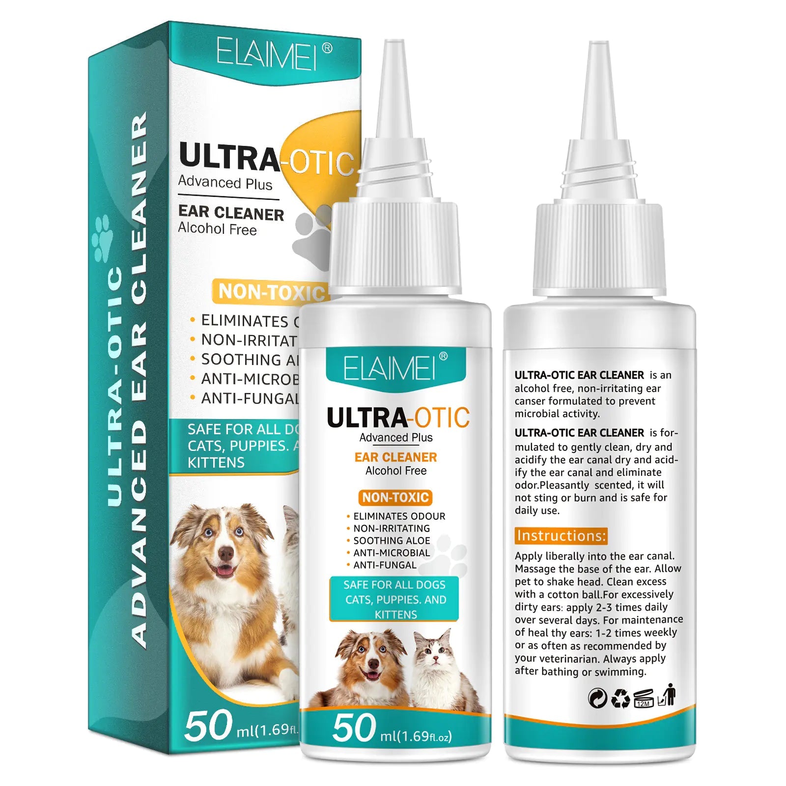 Pet Ear Cleaner 50ml - AZ Depot Express