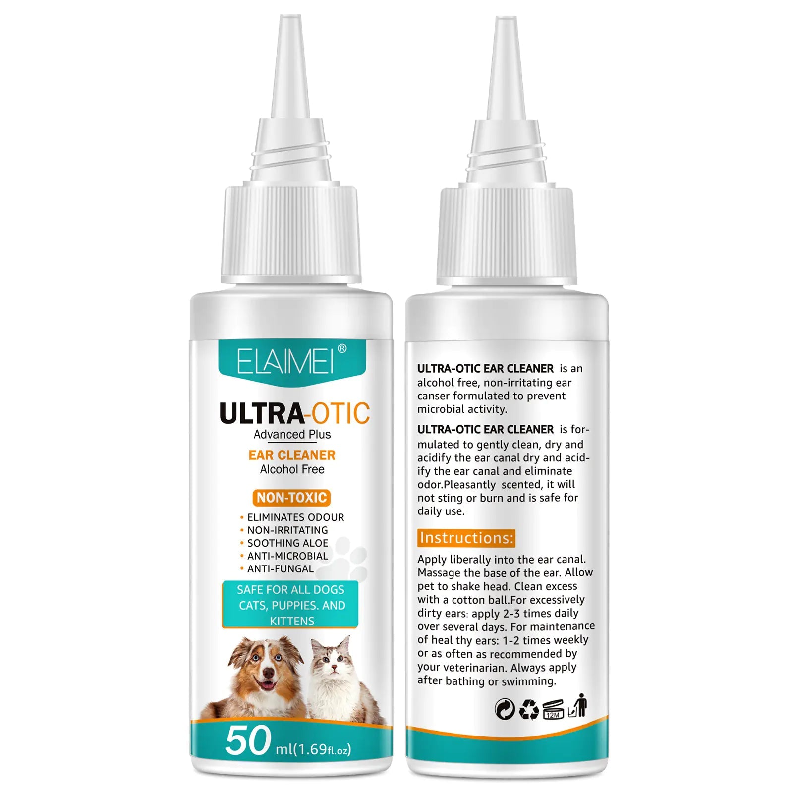 Pet Ear Cleaner 50ml - AZ Depot Express