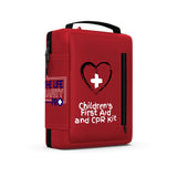 Portable First Aid Kit for Kids with CPR Shield - Ideal for Home Car School Camping and as a Travel First aid kit. Latex - Free Bandages – Children First Aid Guide by The Life Safety Pro - AZ Depot Express