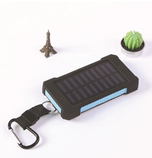 Outdoor Waterproof Compass Solar Power Bank 10000mAh