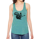 Rock & Roll Squirrel racerback - AZ Depot Express