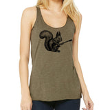 Rock & Roll Squirrel racerback - AZ Depot Express