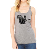 Rock & Roll Squirrel racerback - AZ Depot Express