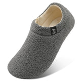 Scurtain Unisex Mens Womens Slippers House Slippers for Women & Men. Womens & Men Travel Slippers for Men Slippers for Men House Slippers for Men Dark Grey 10 - 10.5 W/8.5 - 9 M - AZ Depot Express