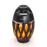SZGMJIA Led Flame Speakers Flame Torch Atmosphere Speaker Bluetooth 4.2 Wireless Portable Outdoor HD Audio Waterproof Speaker with LED Flickers Warm Night Lights for iPhone/iPad/Android - AZ Depot Express