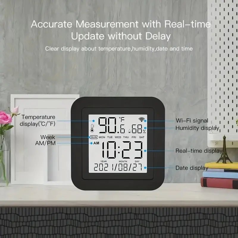 Tuya Smart WiFi Temperature and Humidity Sensor - AZ Depot Express