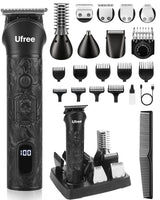 Ufree Beard Trimmer for Men Electric Razor Shavers for Men Cordless Hair Clippers 7 in 1 Men Grooming Kit for Mustache Body Nose and Facial Gifts for Men - AZ Depot Express