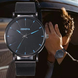 Waterproof Men's Watch Stainless Steel Quartz Luminous Classic Watches Business - AZ Depot Express